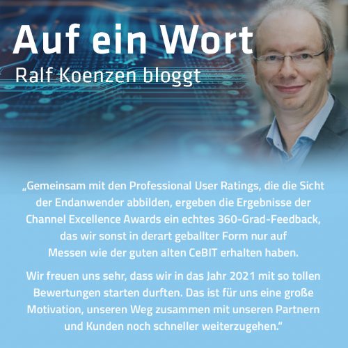 PUR und Channel Excellence Awards